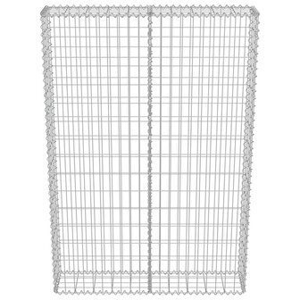 Schanskorfmuur met deksels 100x20x150 cm gegalvaniseerd staal 5