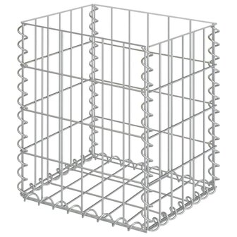 Schanskorven 2 st 30x30x40 cm gegalvaniseerd staal 2