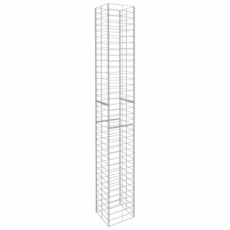 Schanskorven 3 st 25x25x197 cm gegalvaniseerd staal 3