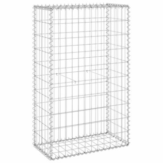Schanskorfmuur met deksels 60x30x100 cm gegalvaniseerd staal 2