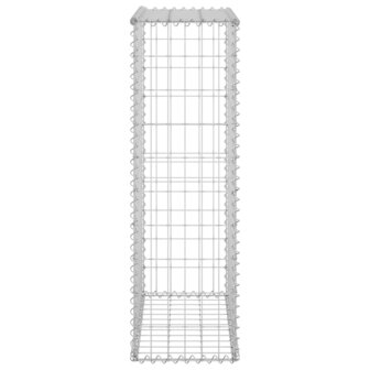 Schanskorfmuur met deksels 60x30x100 cm gegalvaniseerd staal 5