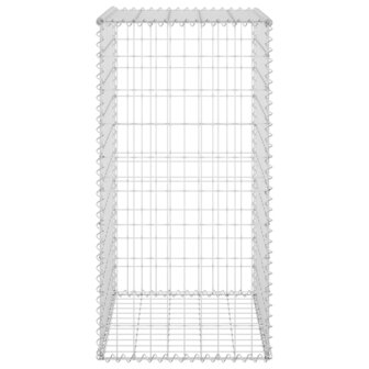 Schanskorfmuur met deksels 60x50x150 cm gegalvaniseerd staal 5