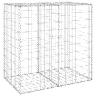 Schanskorfmuur met deksels 100x60x100 cm gegalvaniseerd staal  2