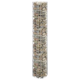 Gabion paal rond &Oslash;30x150 cm gegalvaniseerd staal 1