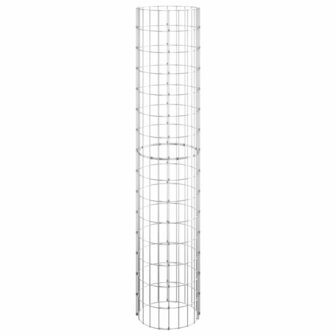 Gabion paal rond &Oslash;30x150 cm gegalvaniseerd staal 3