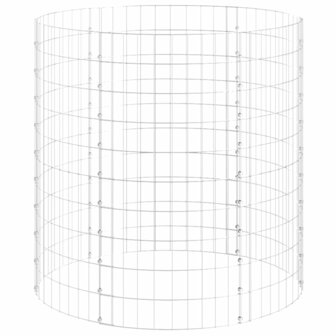 Gabion paal rond &Oslash;100x100 cm gegalvaniseerd staal 2