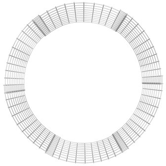 Gabion paal rond &Oslash;100x100 cm gegalvaniseerd staal 4