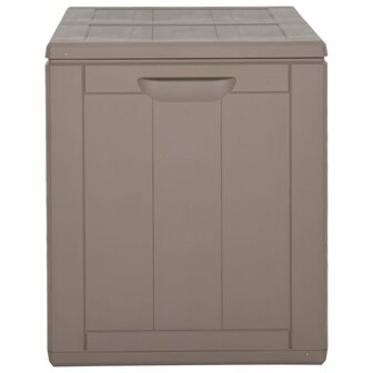 Tuinbox 180 L PP rattan bruin 4