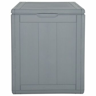 Tuinbox 90 L PP rattan grijs 2