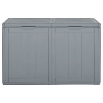 Tuinbox 180 L PP rattan grijs 2