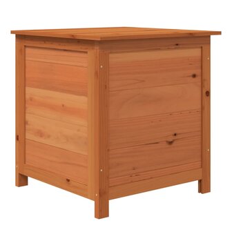 Kussenbox 50x50x56 cm massief vurenhout bruin 2