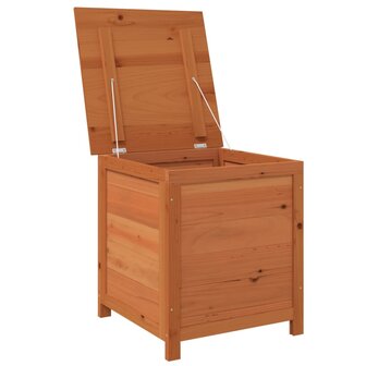 Kussenbox 50x50x56 cm massief vurenhout bruin 5
