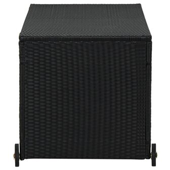 Tuinbox 120x65x61 cm poly rattan zwart 3