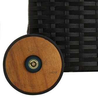 Tuinbox 120x65x61 cm poly rattan zwart 6