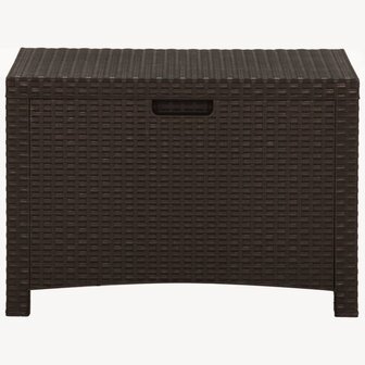 Tuinbox 60x54x41 cm PP rattan bruin 3