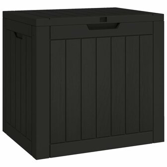 Tuinbox 55,5x43x53 cm polypropeen zwart 2