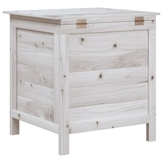 Tuinbox 50x49x56,5 cm massief vurenhout wit 6