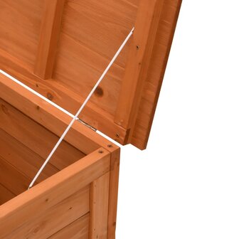 Tuinbox 50x49x56,5 cm massief vurenhout bruin 7