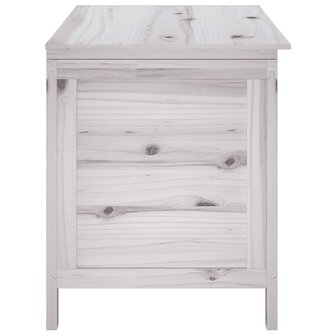 Tuinbox 99x49,5x58,5 cm massief vurenhout wit 5