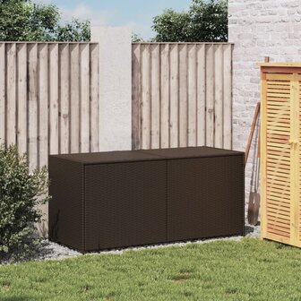 Tuinbox 283 L poly rattan bruin 3