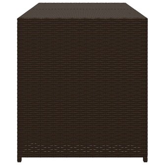 Tuinbox 283 L poly rattan bruin 5