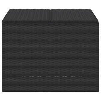 Tuinbox 291 L poly rattan zwart 4