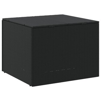 Tuinbox 291 L poly rattan zwart 6