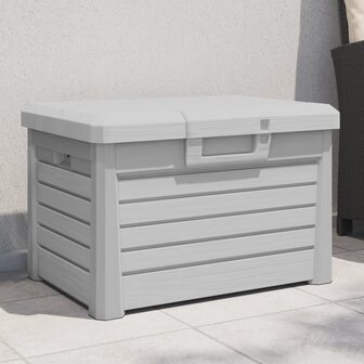 Kussenbox 73x50,5x46,5 cm polypropeen grijs 1