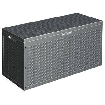 ProGarden Tuinbox met handgreep 300 L grijs 2
