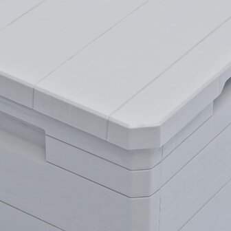 Opbergbox voor in de tuin 90 L lichtgrijs 6