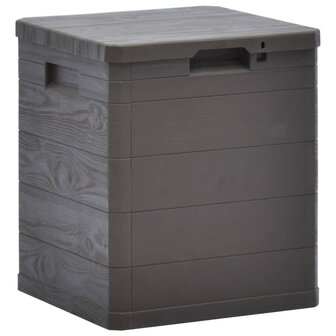 Opbergbox voor in de tuin 90 L bruin 1