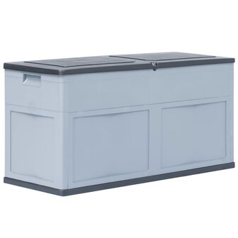 Opbergkist 320 L grijs zwart 1