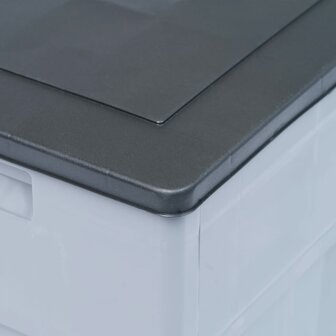 Opbergkist 320 L grijs zwart 6