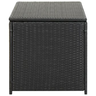 Tuinbox 100x50x50 cm poly rattan zwart 3