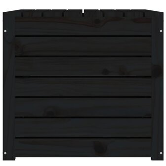 Tuinbox 101x50,5x46,5 cm massief grenenhout zwart 7