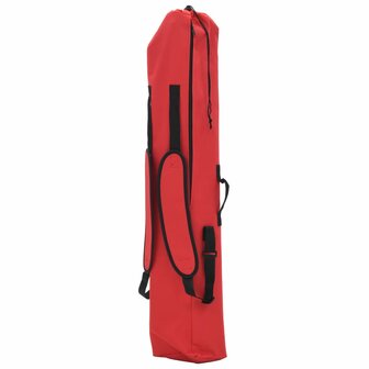 Hangmat met inklapbare standaard rood 5