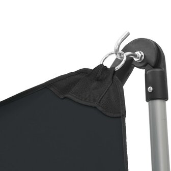 Hangmat met inklapbare standaard zwart 6