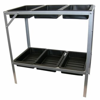 Nature Oppottafel 77x40x77 cm gegalvaniseerd staal 1