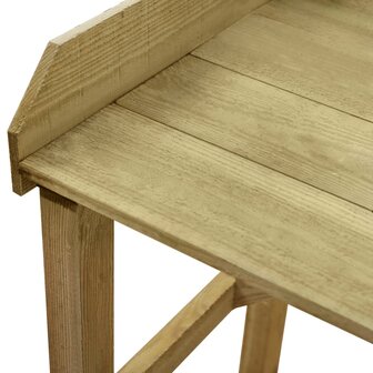 Oppottafel 75x40x90 cm ge&iuml;mpregneerd grenenhout 5