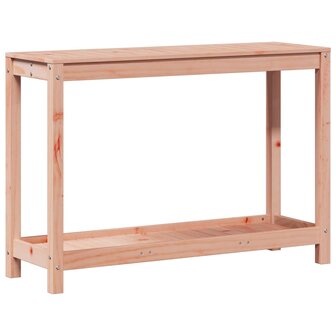 Oppottafel met schap 108x35x75 cm massief douglashout 2