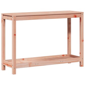 Oppottafel met schap 108x35x75 cm massief douglashout 7