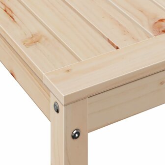 Oppottafel met schap 82,5x50x75 cm massief grenenhout 8