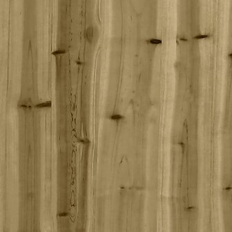 Oppottafel met schappen 82,5x50x109,5 cm ge&iuml;mpregneerd hout 9