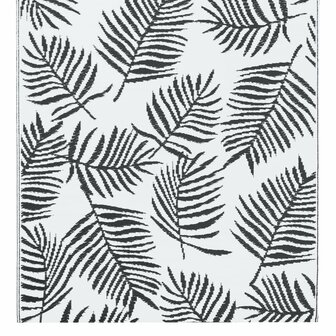 Buitenkleed ARAKIL 80x150 cm PP wit en zwart 4