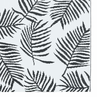 Buitenkleed ARAKIL 80x150 cm PP wit en zwart 5