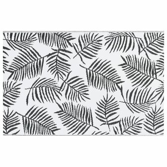 Buitenkleed ARAKIL 120x180 cm PP wit en zwart 3