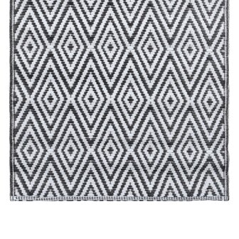 Buitenkleed ARAKIL 80x150 cm PP wit en zwart 4