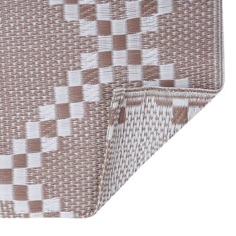 Buitenkleed ARAKIL 80x150 cm PP bruin 6