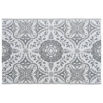 Buitenkleed ARAKIL 120x180 cm PP lichtgrijs 2