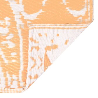 Buitenkleed ARAKIL 80x150 cm PP oranje en wit 6